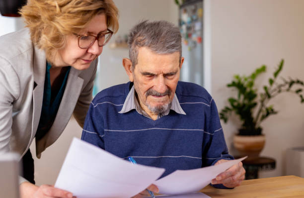 image of satisfied business client with accountant